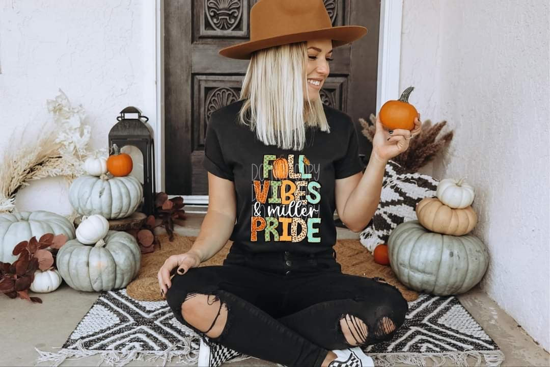 Fall vibes & miller pride 50716 DTF transfer