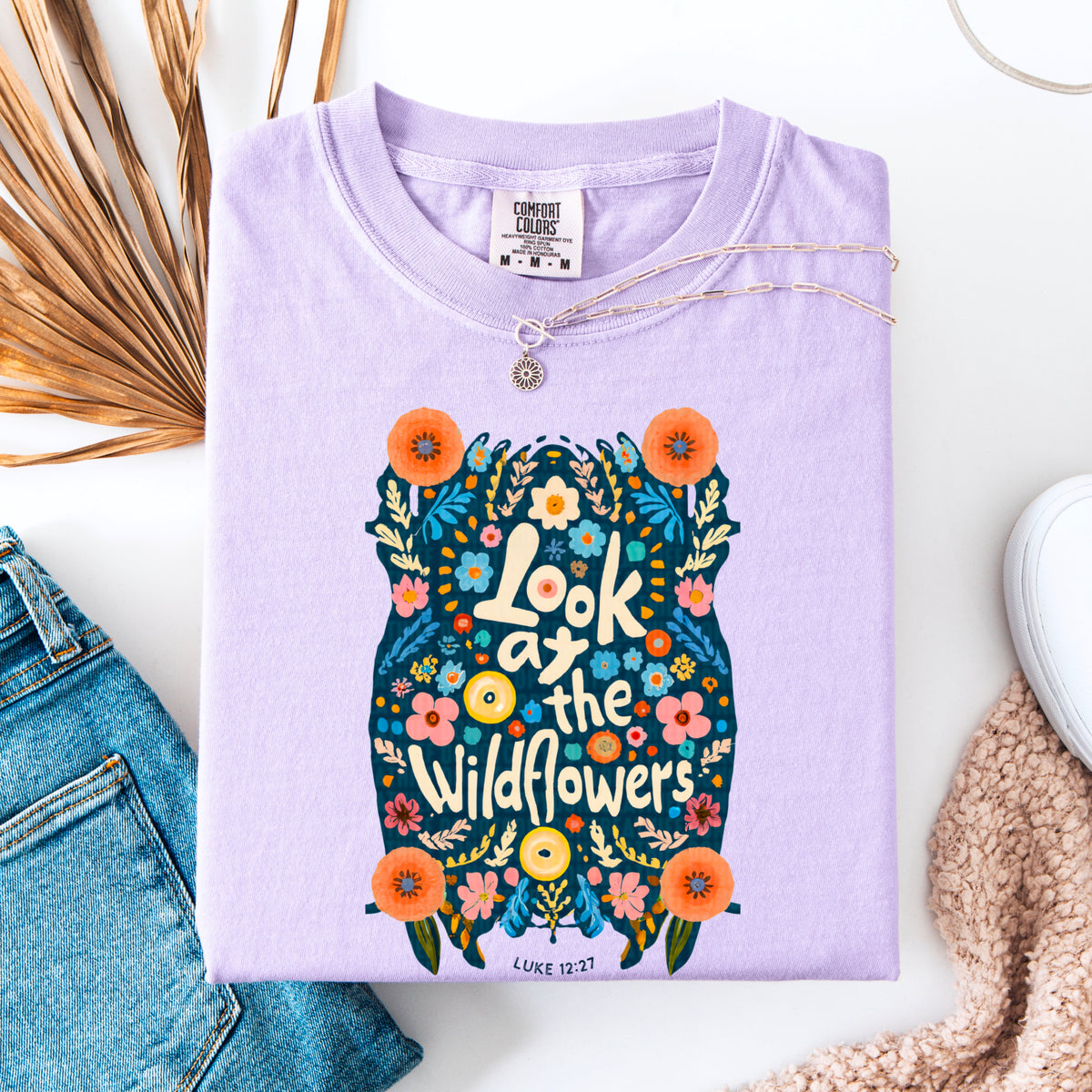 Look at the wildflowers flowers 95416 DTF transfer