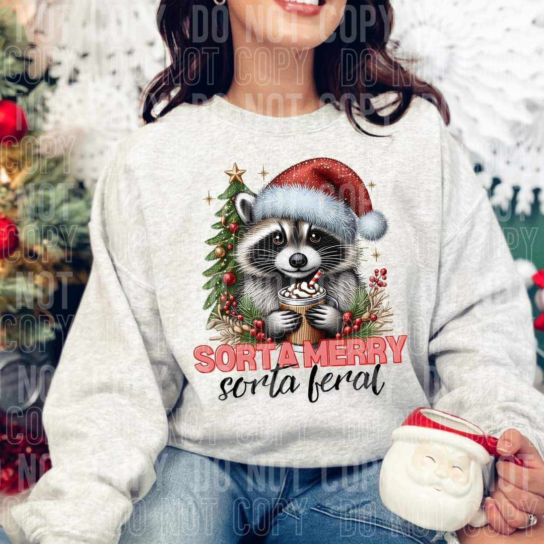 Sorta merry sorta feral (SBB) 58707 DTF transfer