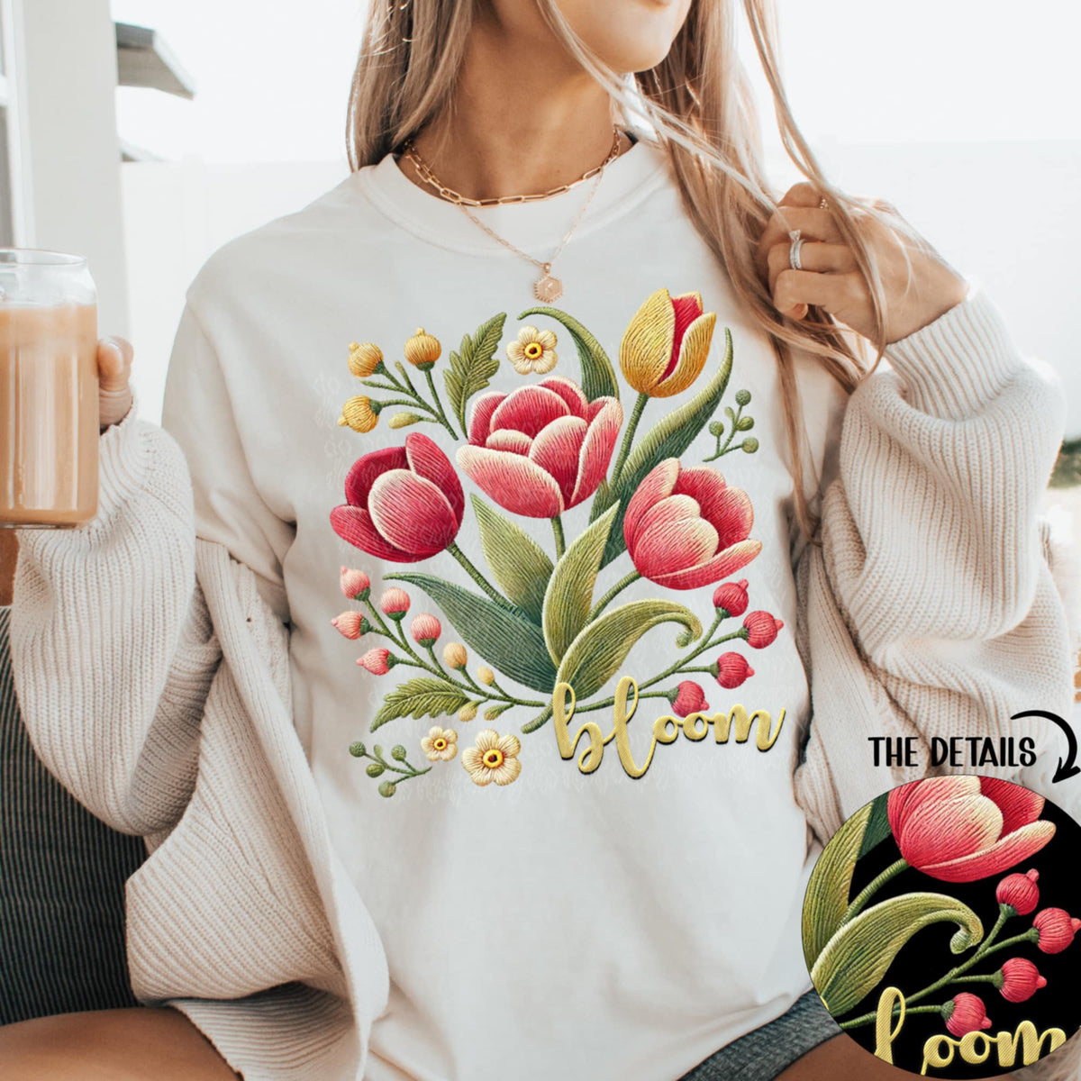 Bloom tulips (TTD) 91555 DTF transfer