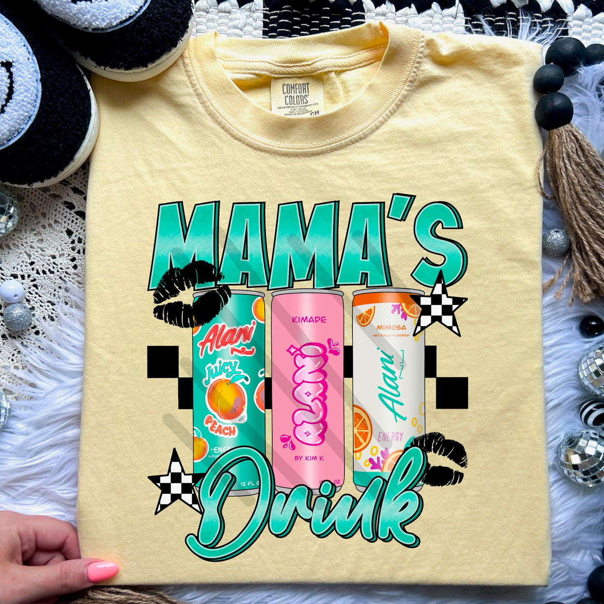 Mamas Drink energy drinks 113853 DTF transfer