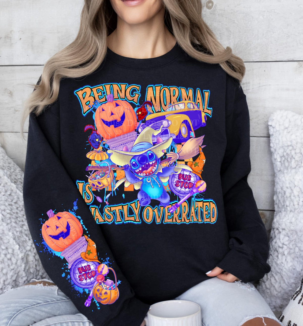 Vastly Overrated front only (lumi) DTF transfer