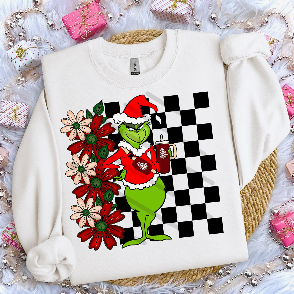 Green Guy Florals 114034 DTF transfer