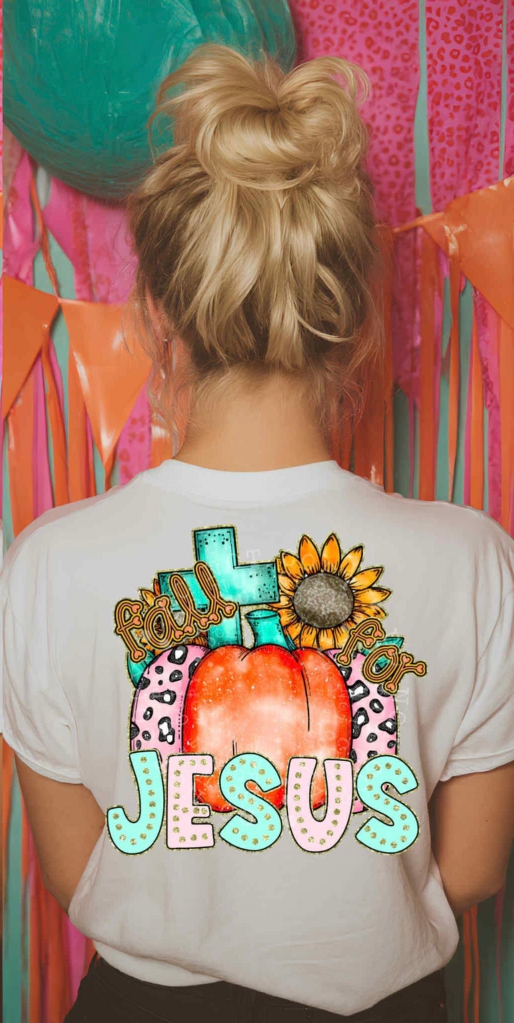 Fall for Jesus BACK 106447 DTF transfer