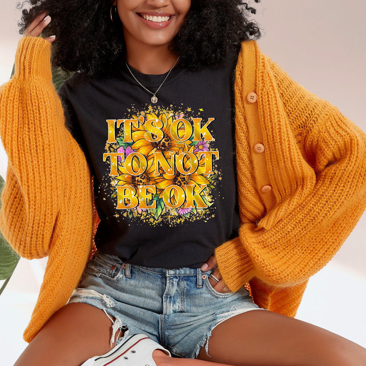 It’s okay to not be okay 113798 DTF transfer