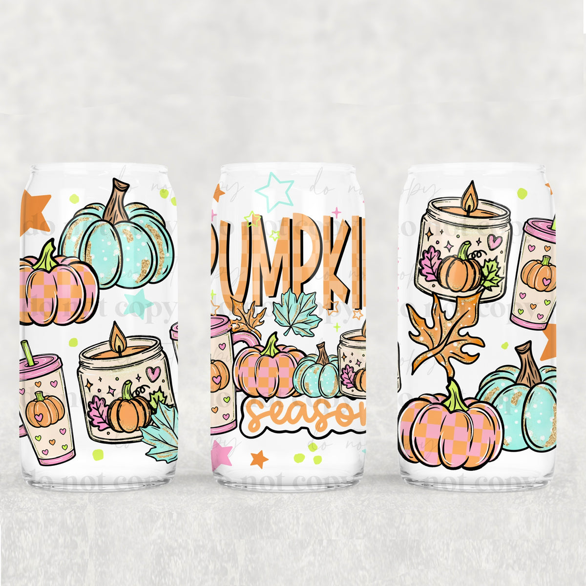 Pumpkin Season (exclusive) UV DTF WRAP