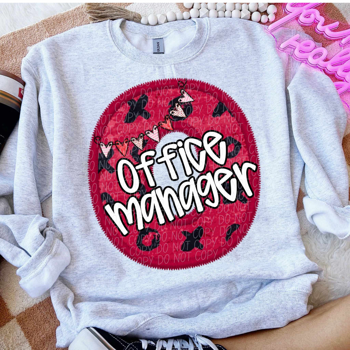 O office manager valentine (CITY) 79139 DTF transfer