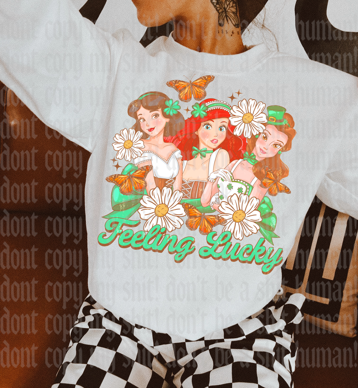 Feeling lucky princesses (Lyttle) DTF Transfer