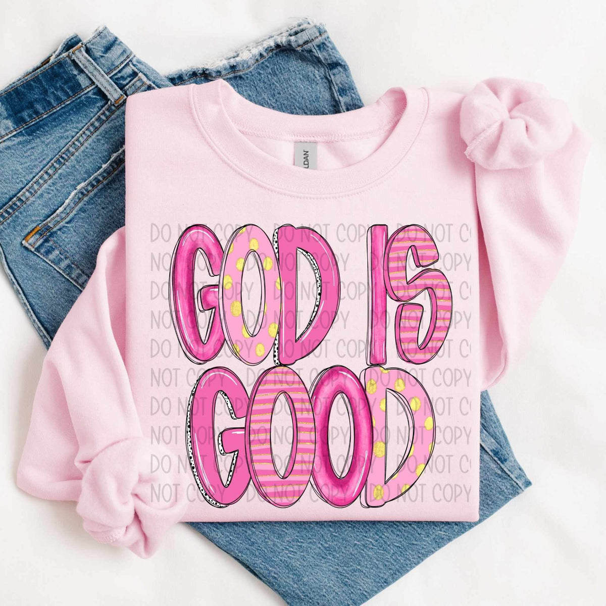 God is good pink (SWD) 79571 DTF transfer