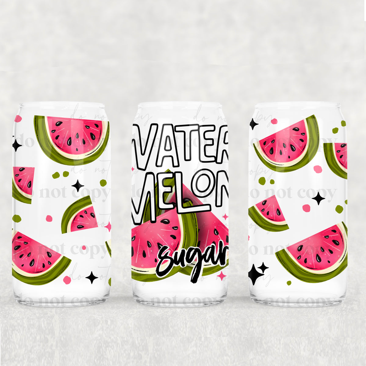 Watermelon sugar (CSC) UV DTF WRAP