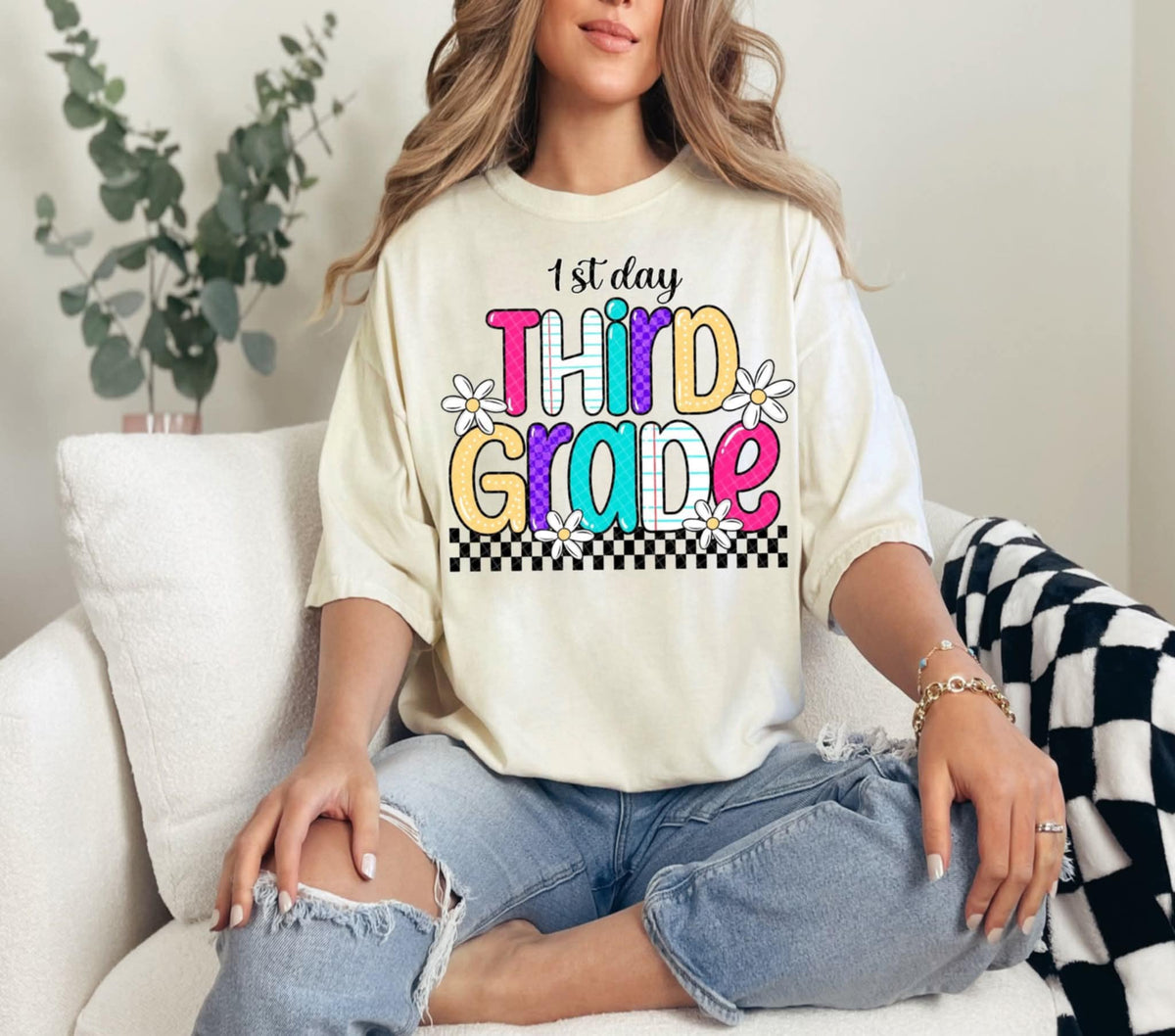 1st day third grade (Linda) 107883 DTF transfer