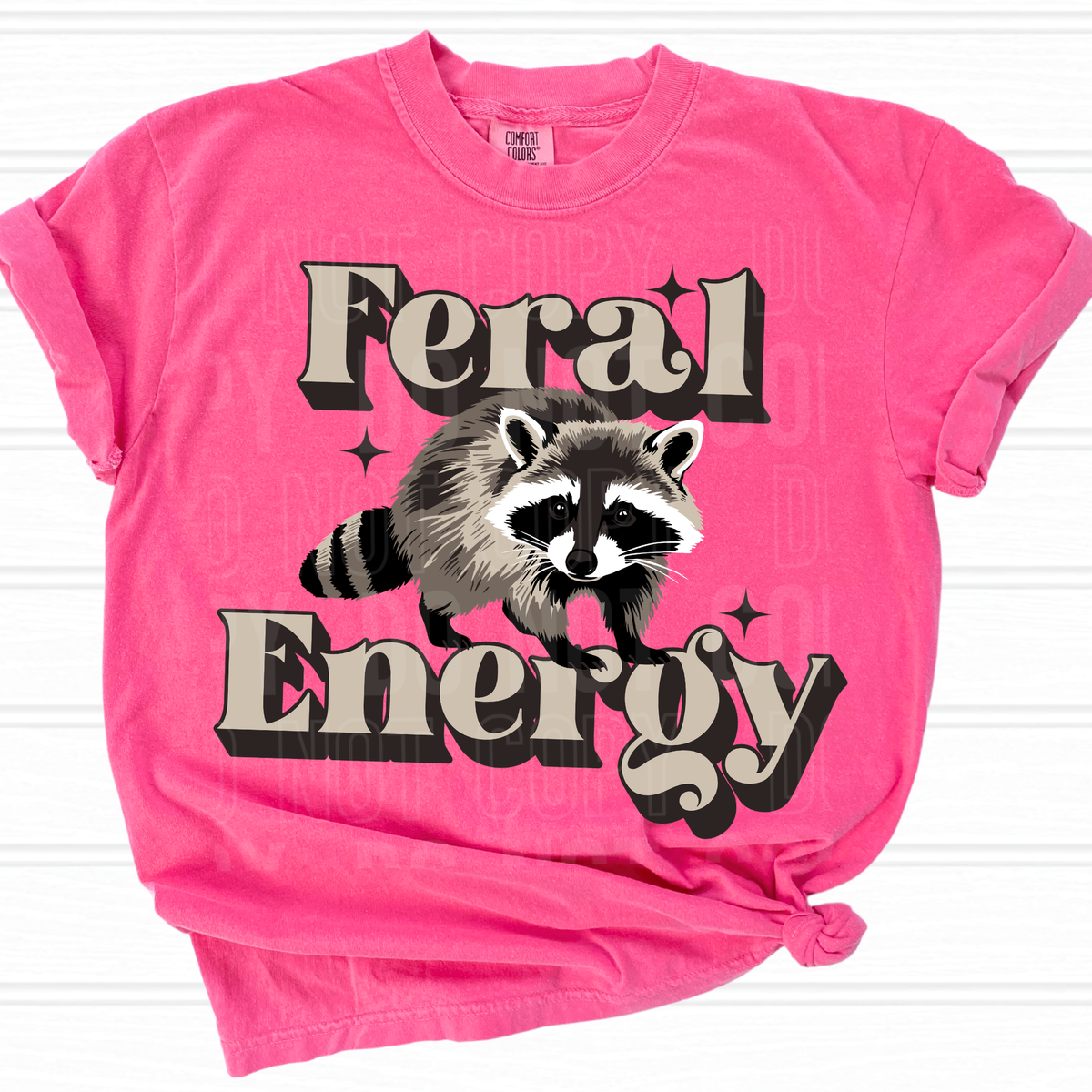 Feral raccoon energy (SBB) DTF Transfer