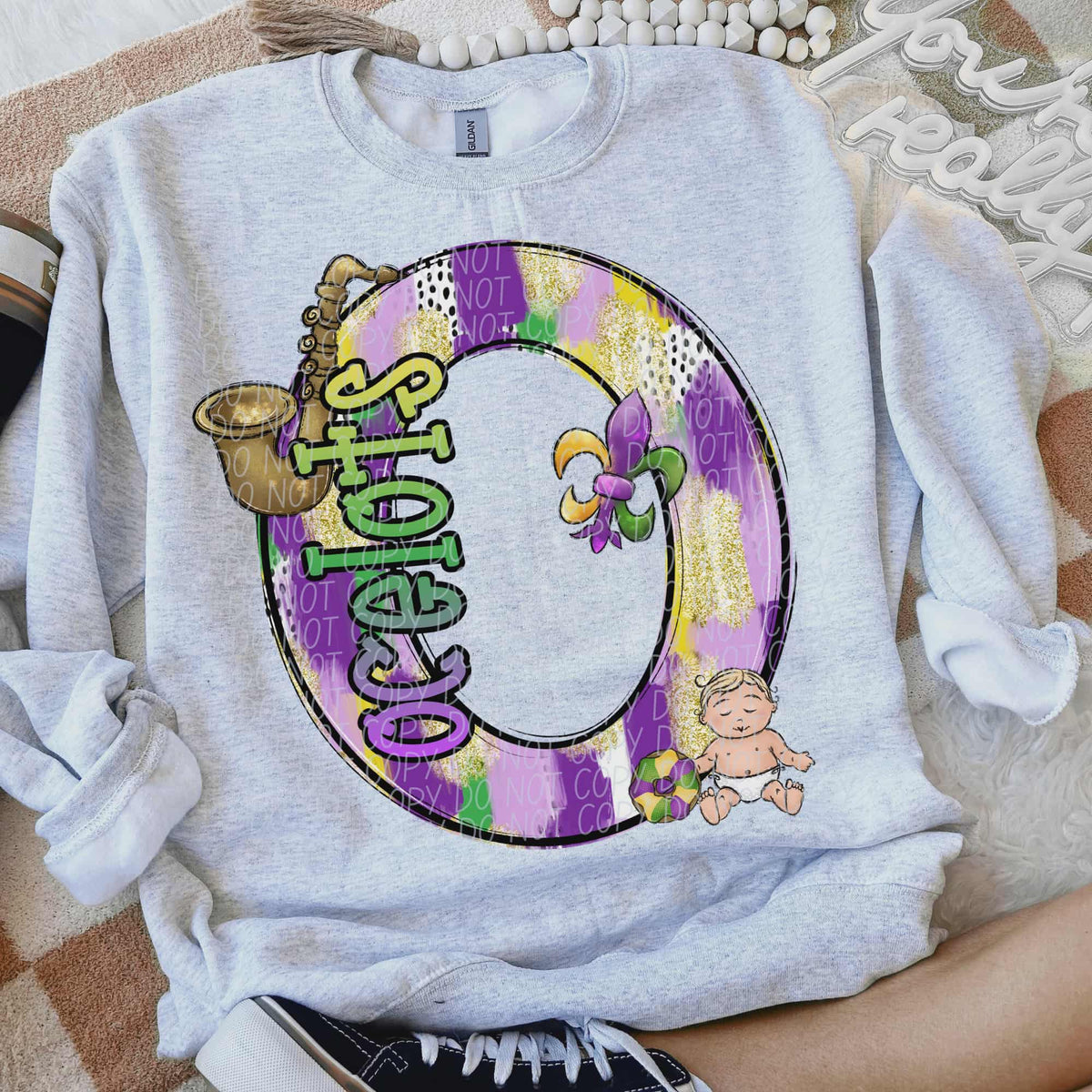 Ocelots Mardi Gras (city) DTF Transfer