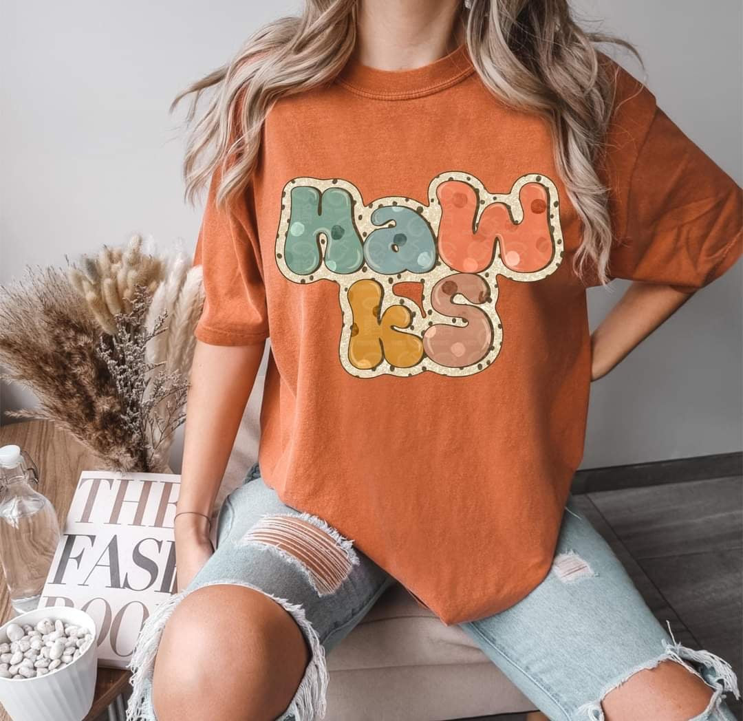 Hawks boho (C’s) 60217 DTF transfer