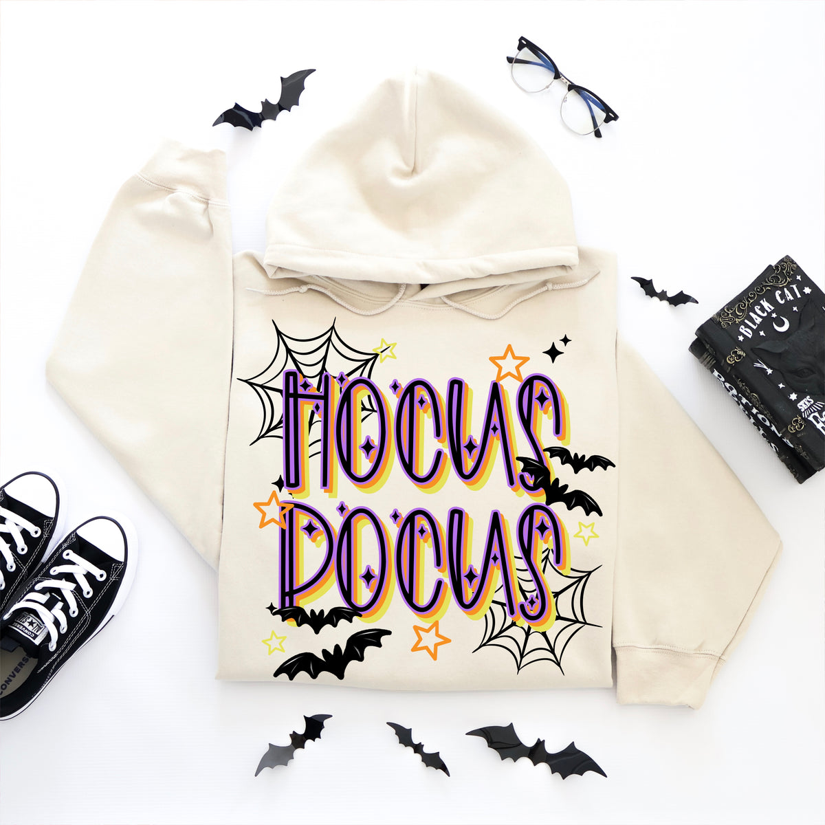 Hocus pocus (purple orange green) (black) (CSC) DTF Transfer