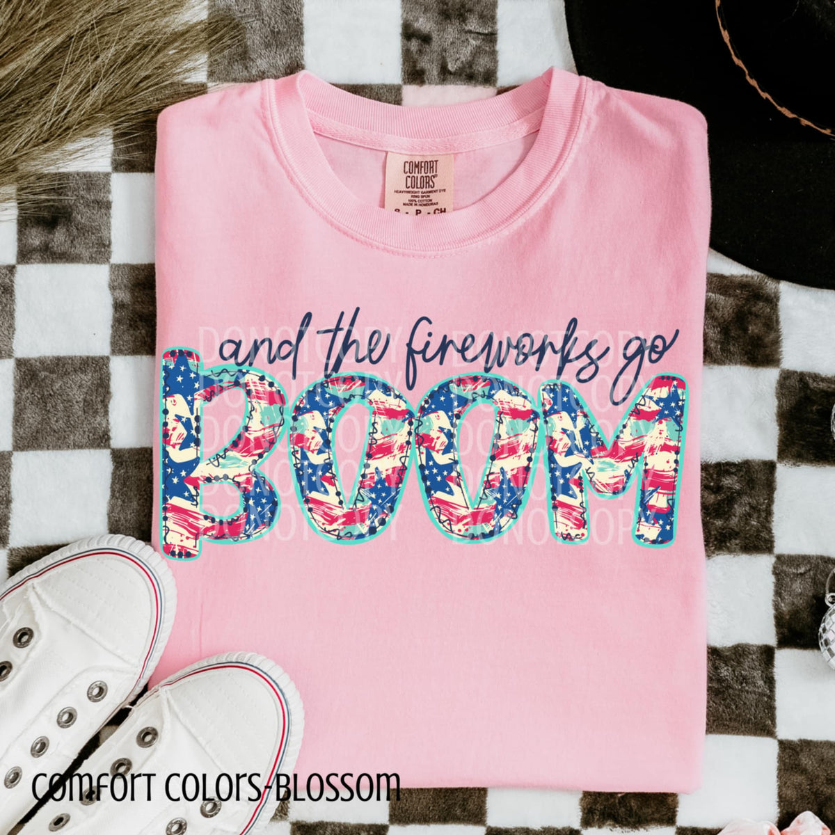 And the fireworks go boom (CSG) 103187 DTF transfer