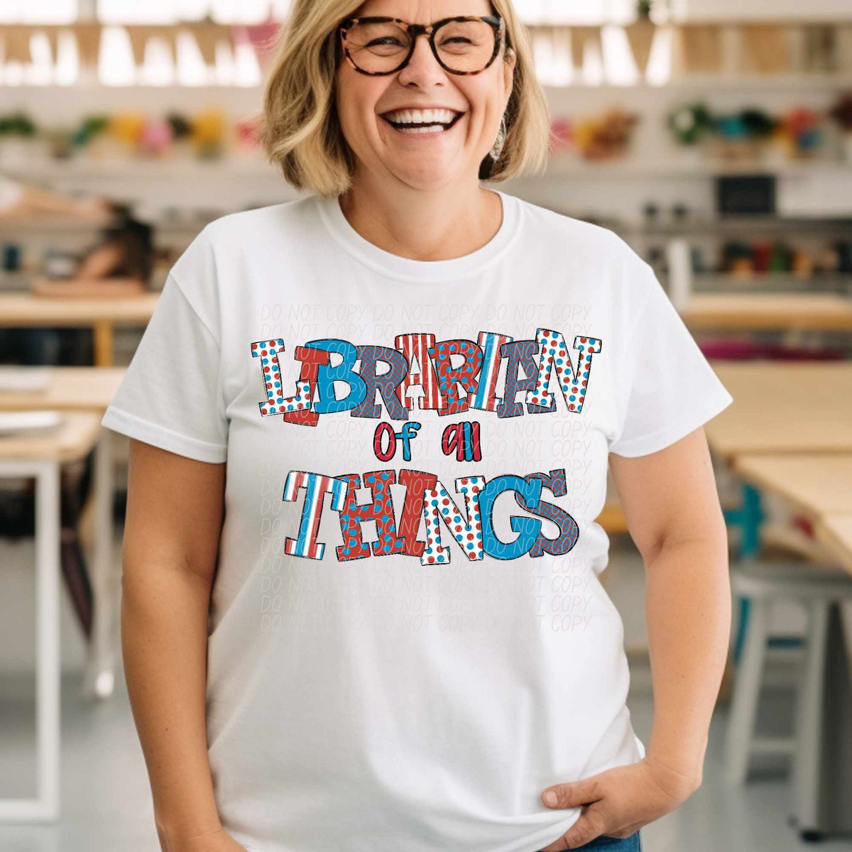 Librarian of all things (CITY) 85047 DTF transfer