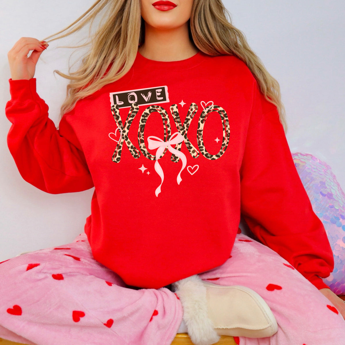 Love Xoxo leopard (CSC) DTF Transfer