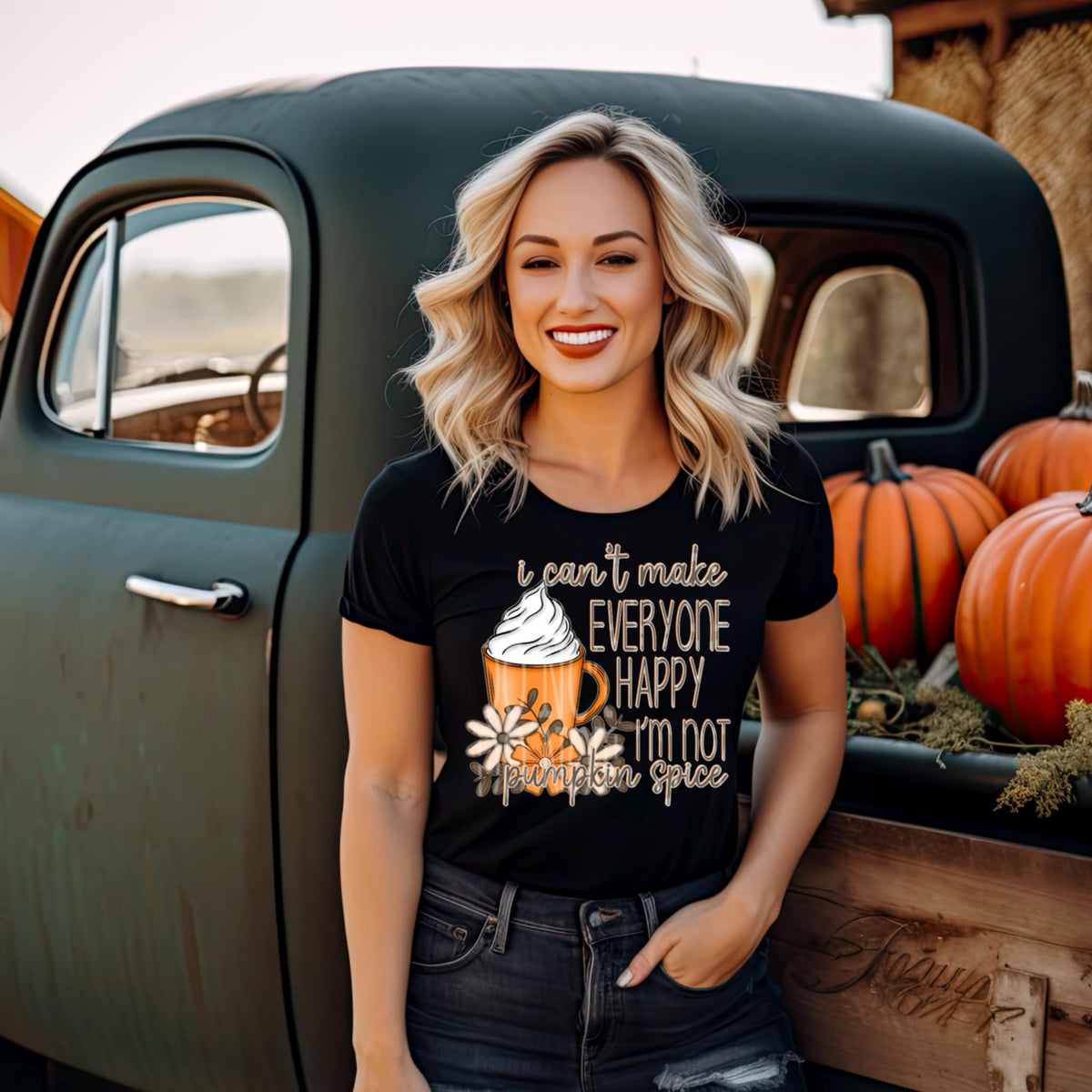 I can’t make everyone happy I’m not pumpkin spice (DD) 107421 DTF transfer