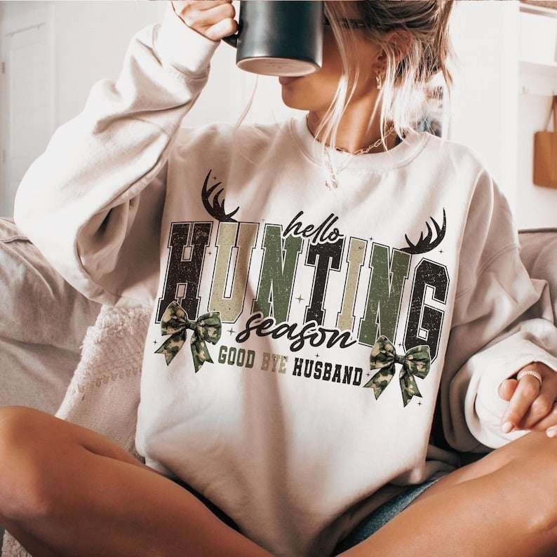 Hello hunting season 67532 DTF transfer