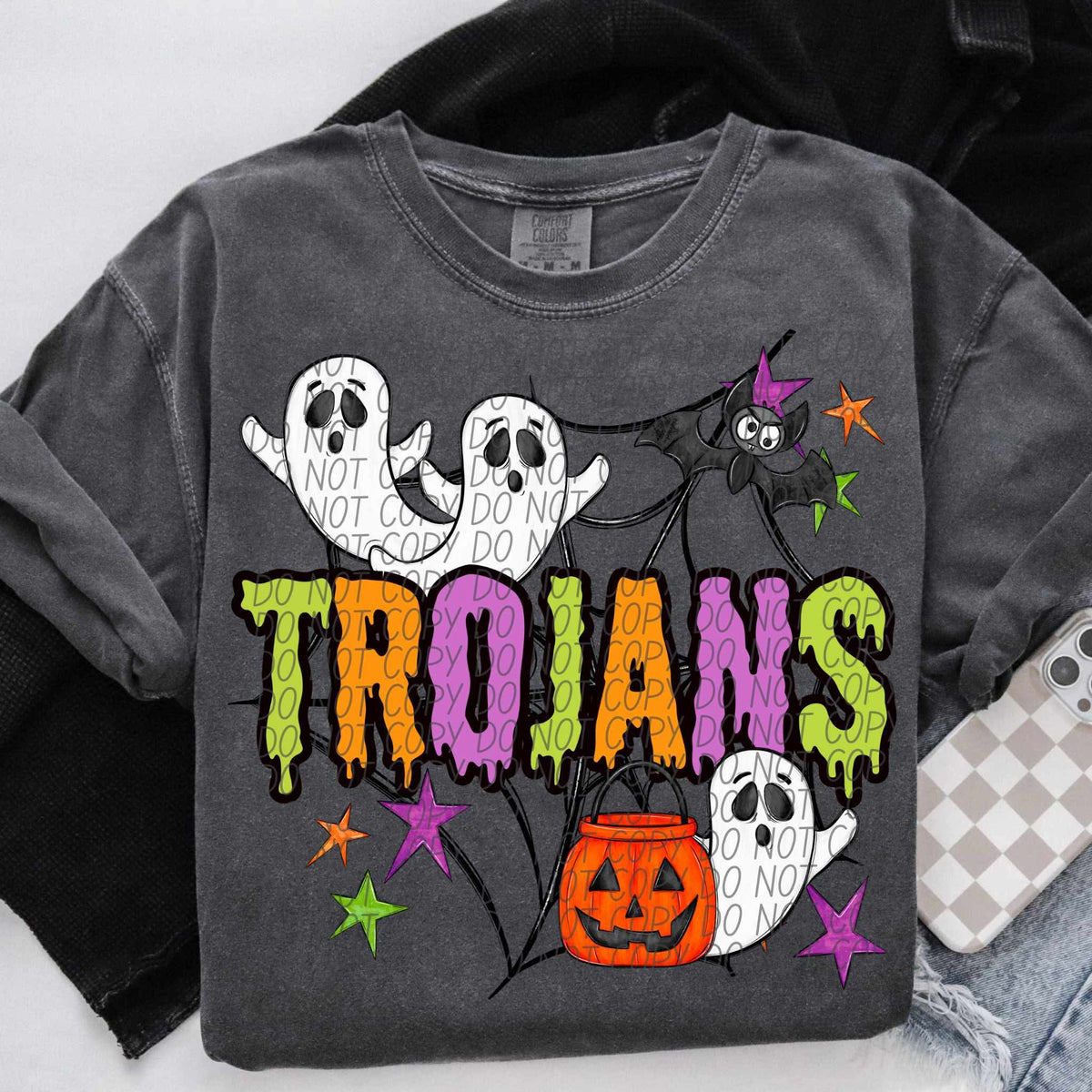 Trojans Halloween (City) DTF transfer
