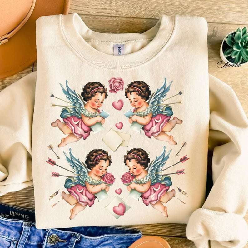 Cupid angels 75871 DTF transfer