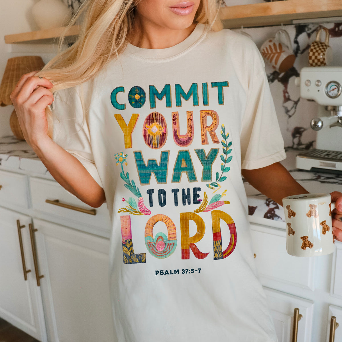 Commit your way to the lord 94872 DTF transfer