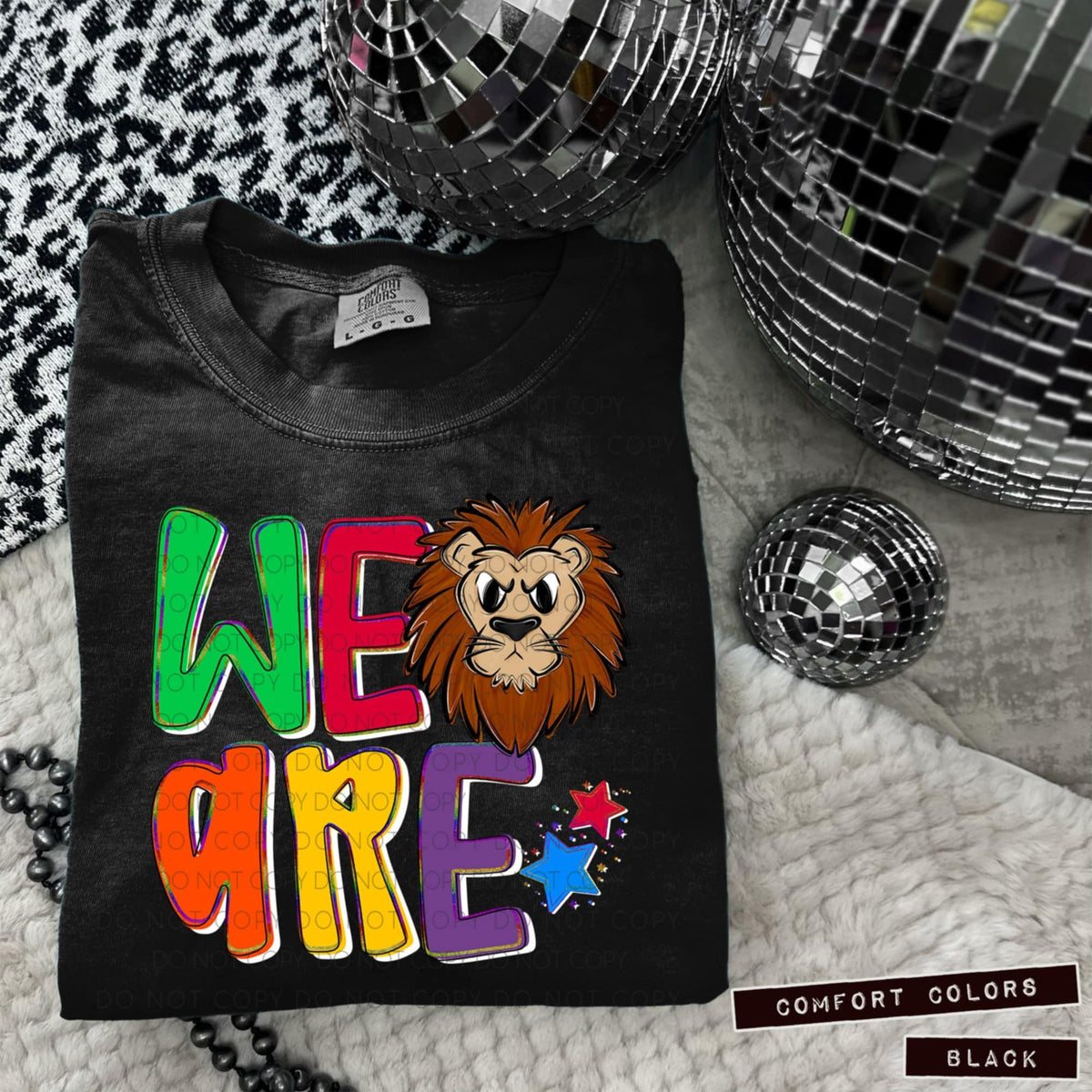 We are lions (Caplinger) 100694 DTF transfer