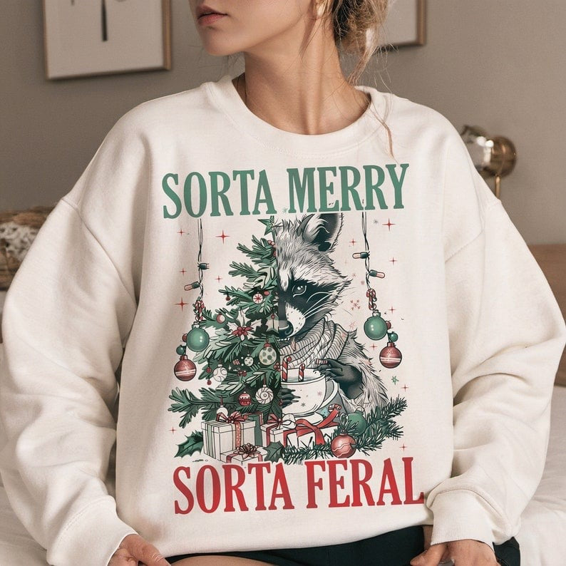 Sorta merry sorta feral 50972 DTF transfer