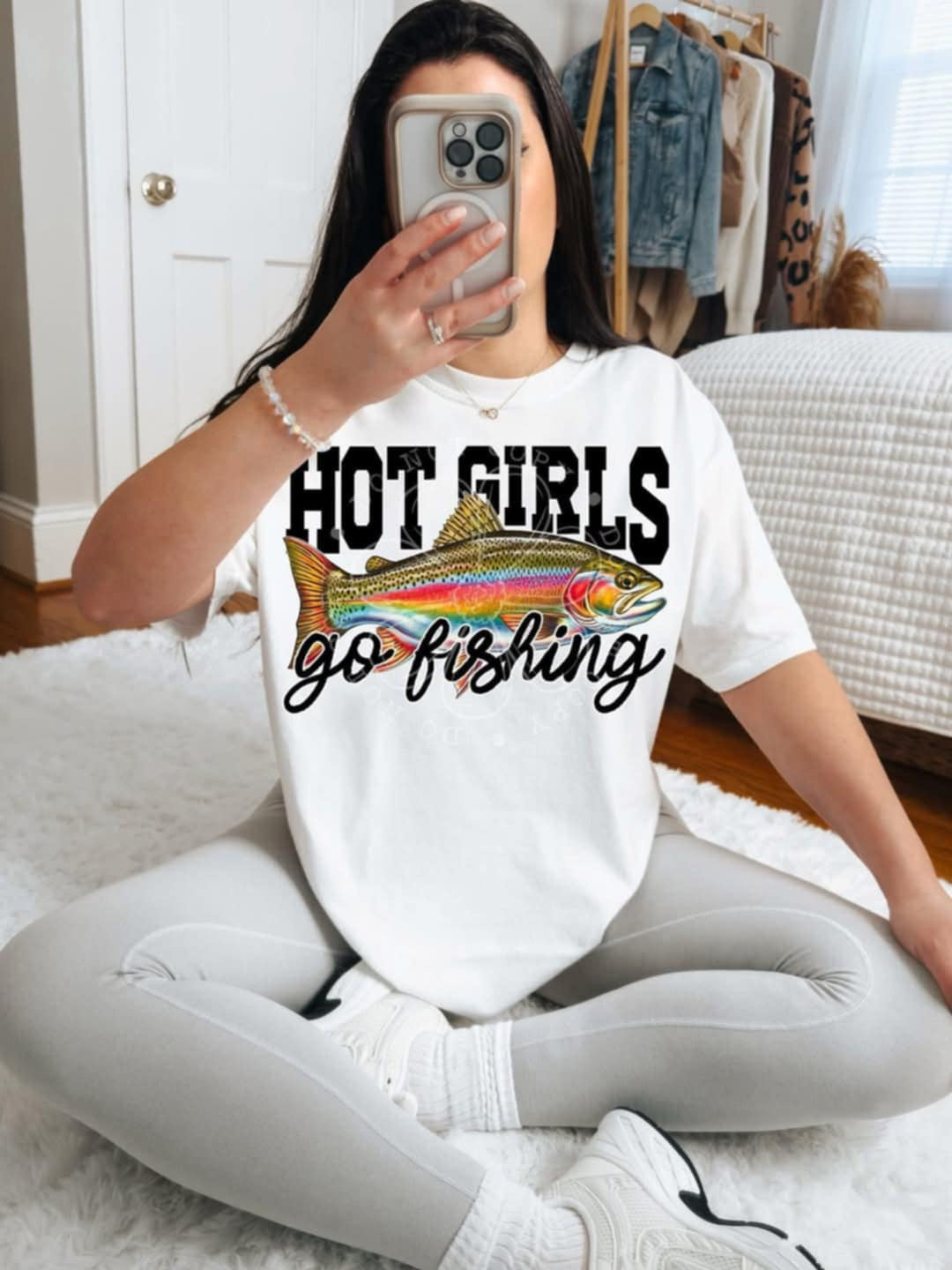 Hot girls go fishing (Lyttle) 100280 DTF transfer