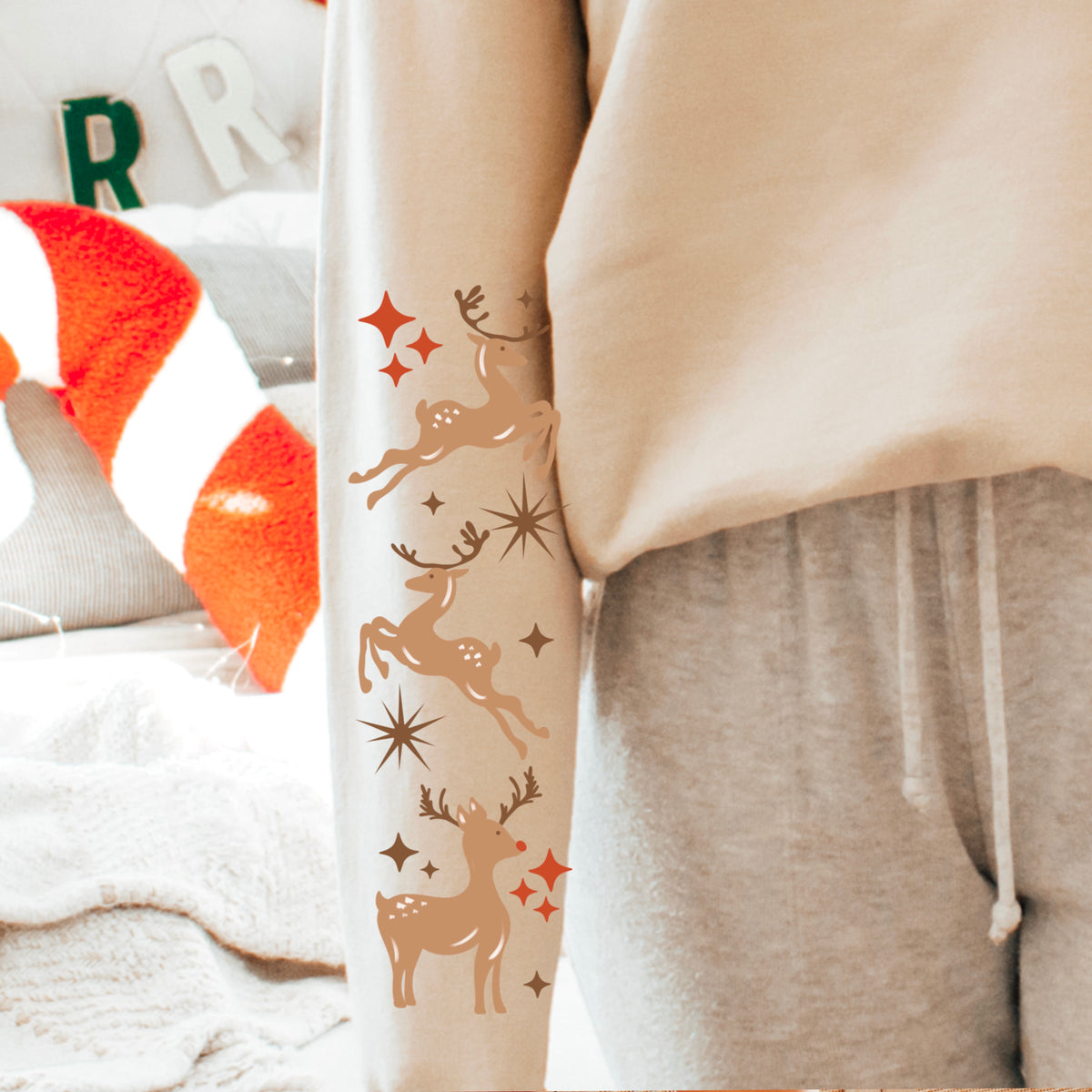 Reindeer sleeve CSC sunday special DTF transfer