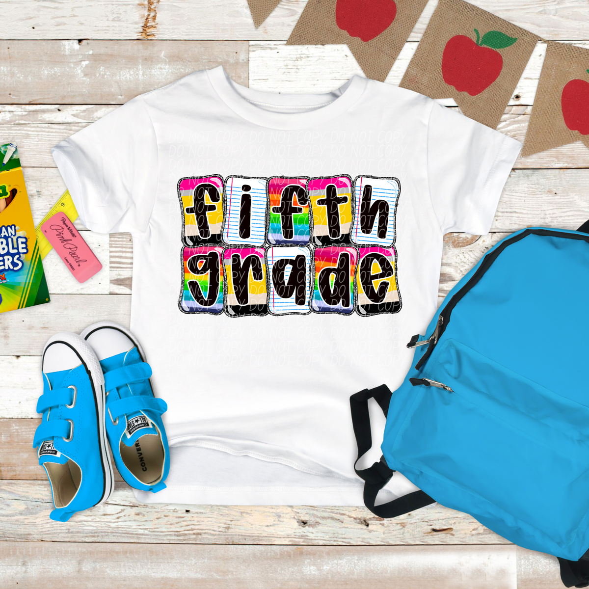 Fifth Grade School Daze (CITY) DTF transfer