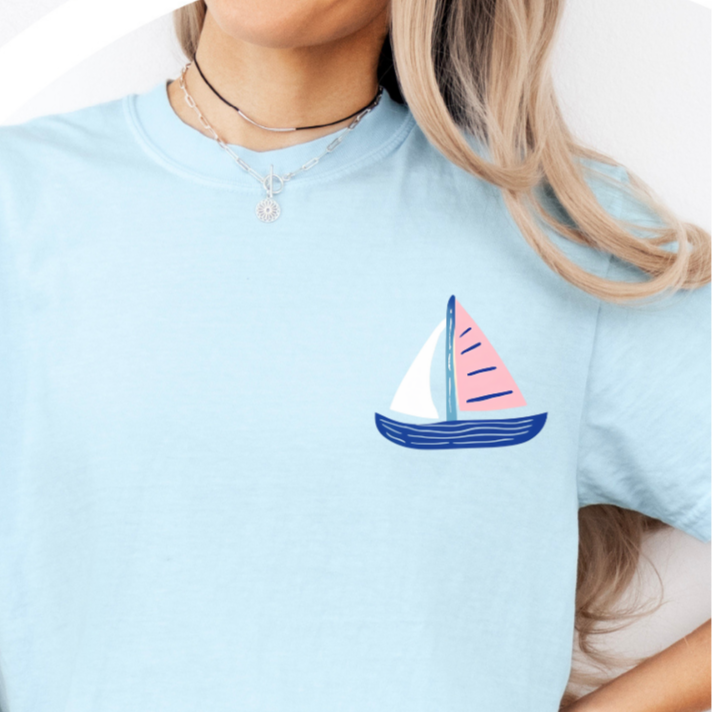 Sailboat POCKET (CSG) 105069 DTF transfer