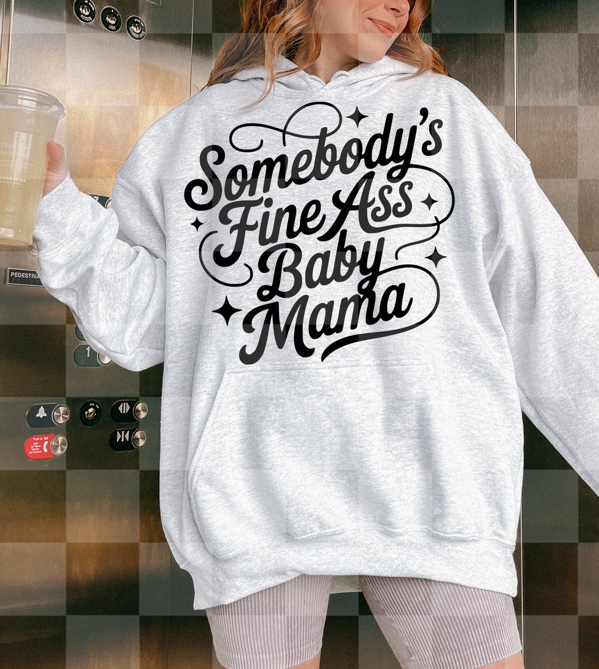 Fine ass baby mama BLACK stars (Lyttle) DTF Transfer