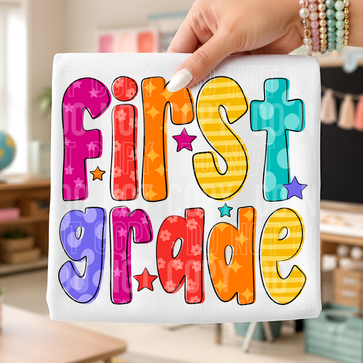 First grade doodle (SBB) DTF Transfer