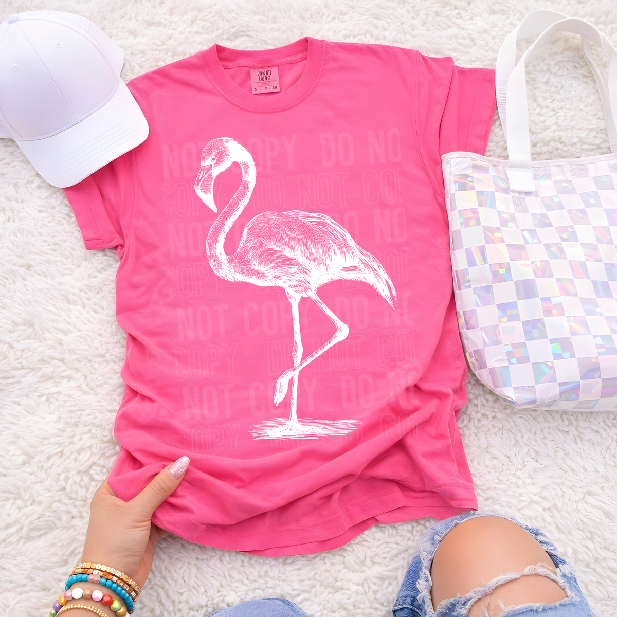 Flamingo sketch (SBB) DTF Transfer