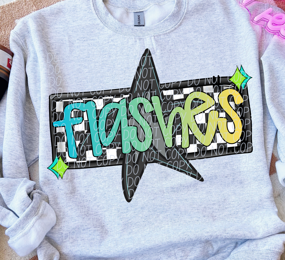 Flashes Skater Boy Mascot (City) DTF transfer