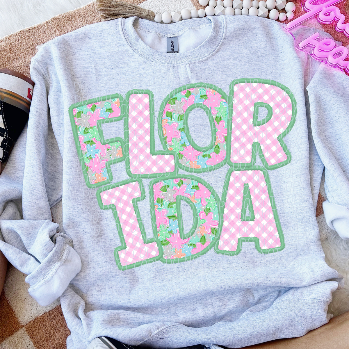 Spring floral state Florida (City) DTF Transfer