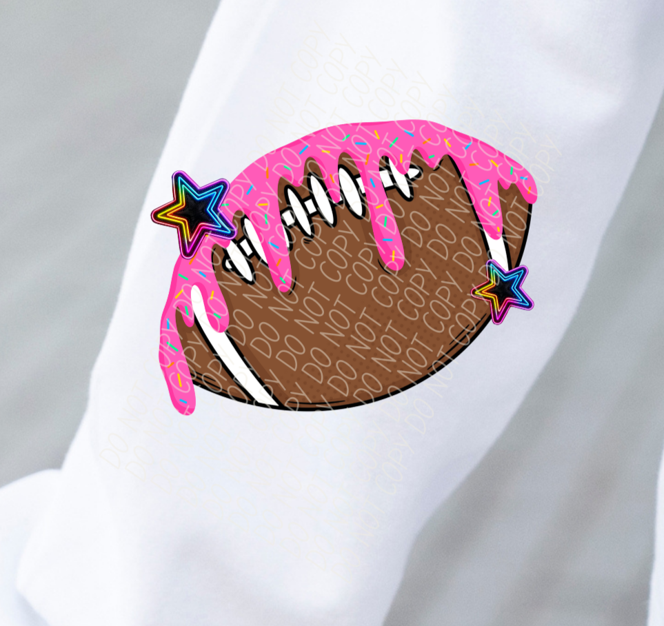 Football Mama Drip SLEEVE PRINT (CITY) DTF transfer