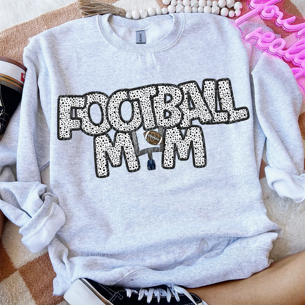 Football Mom Polka Dots Football 74188 DTF Transfer