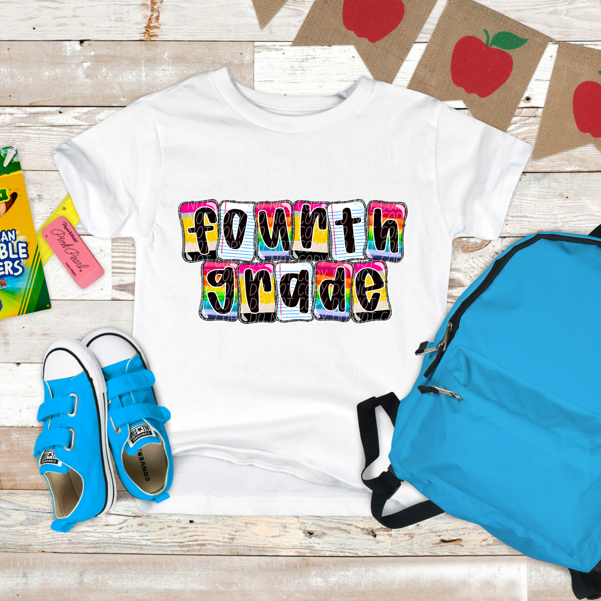 Fourth Grade School Daze (CITY) DTF transfer