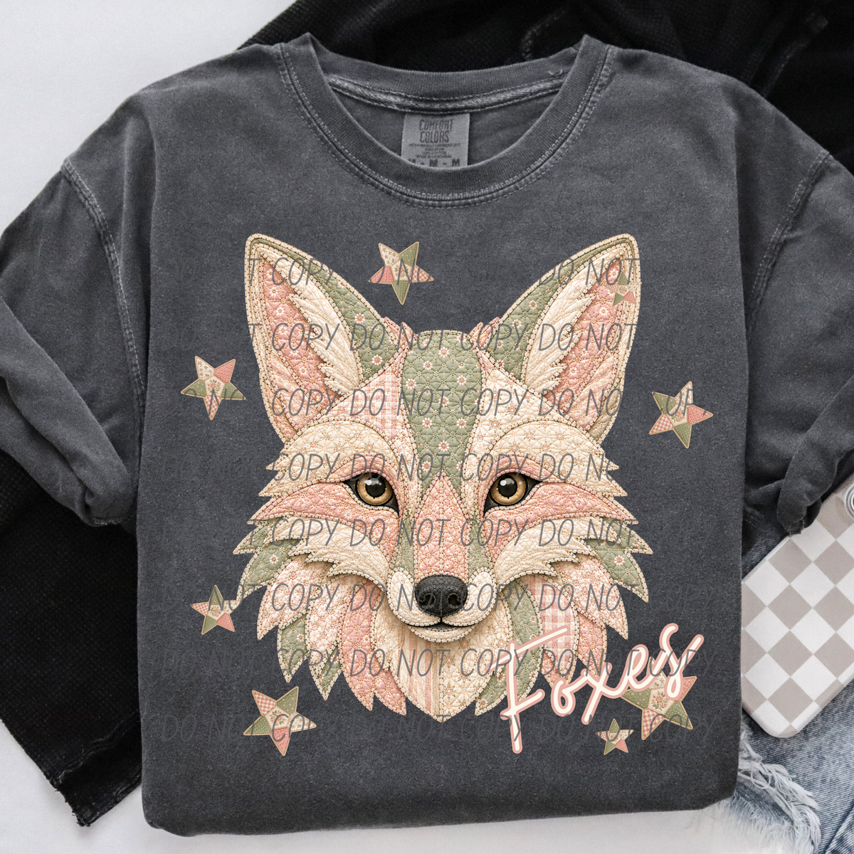 Foxes meemaw mascot (City) DTF Transfer