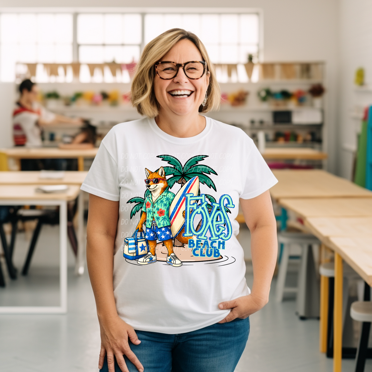 foxes beach club (city) DTF transfer (Copy)