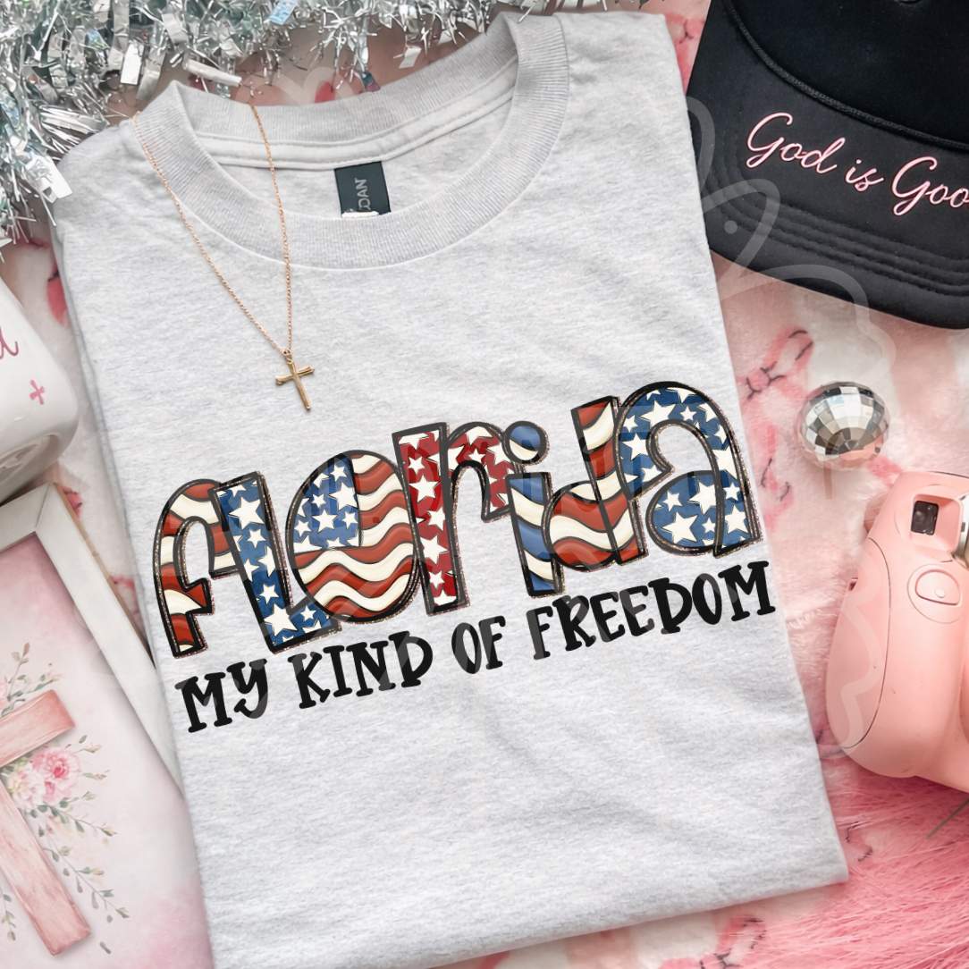 Florida my kind of freedom (Vehement) DTF Transfer