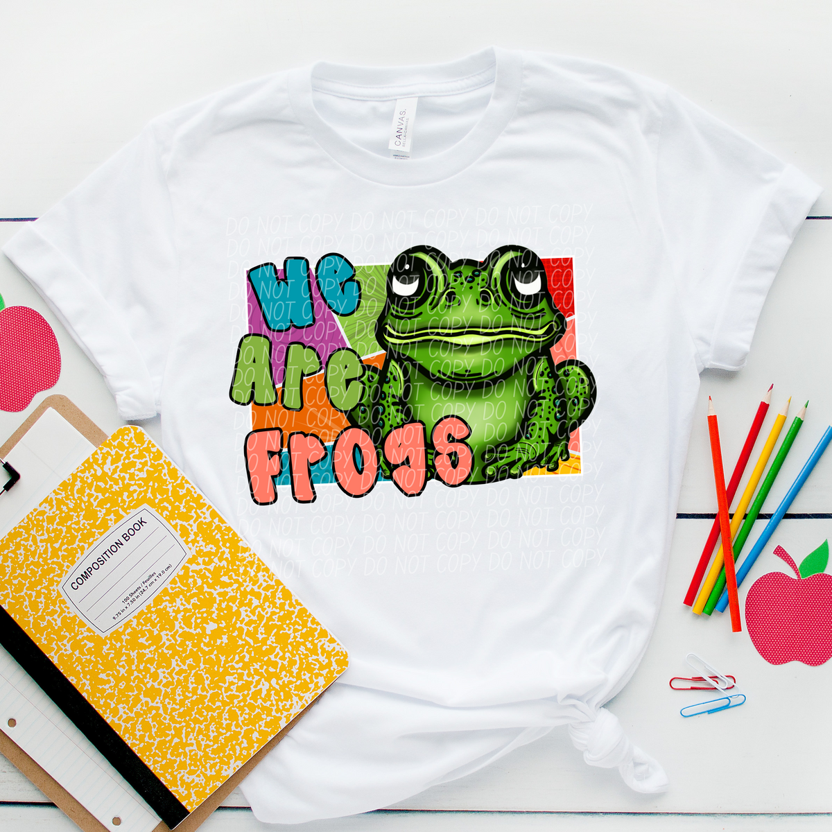 We are frogs retro (City) 109669 DTF transfer