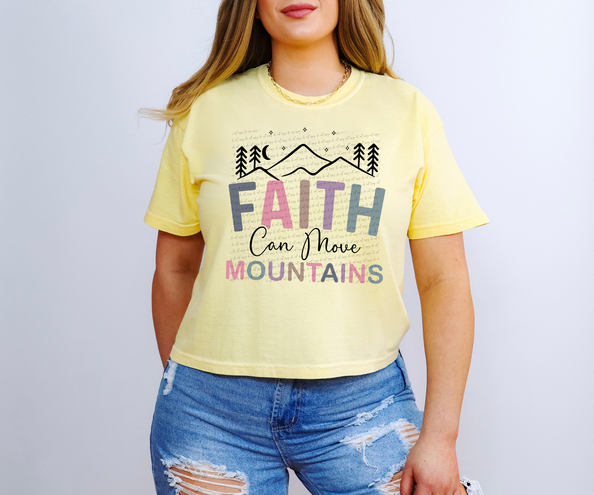 Faith Can Move Mountains 76671 DTF Transfer