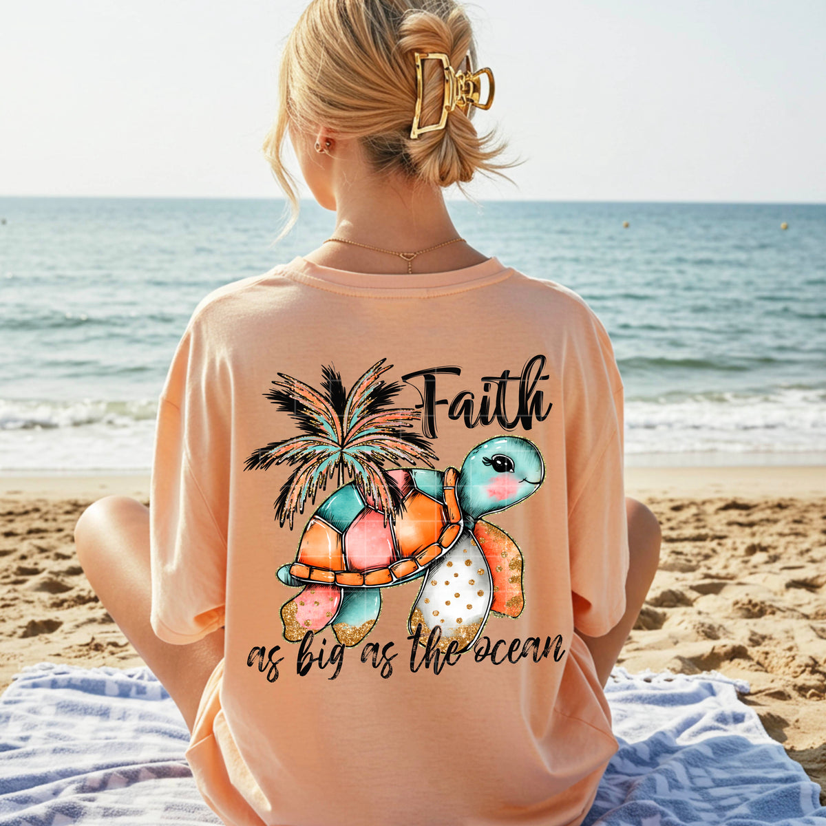 Faith as big as the ocean (SDD) DTF Transfer