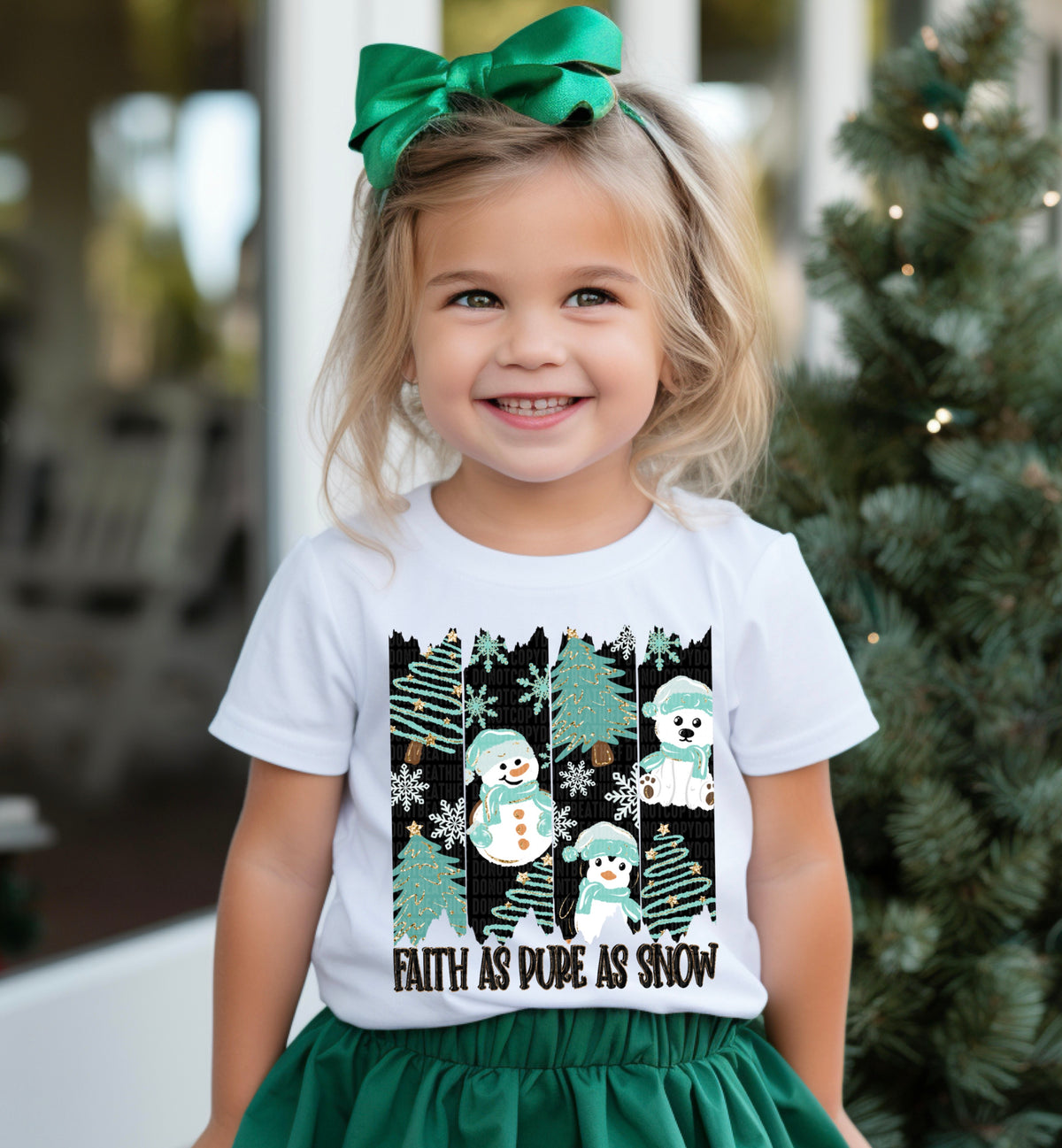 Faith as pure as snow (SDD) DTF Transfer