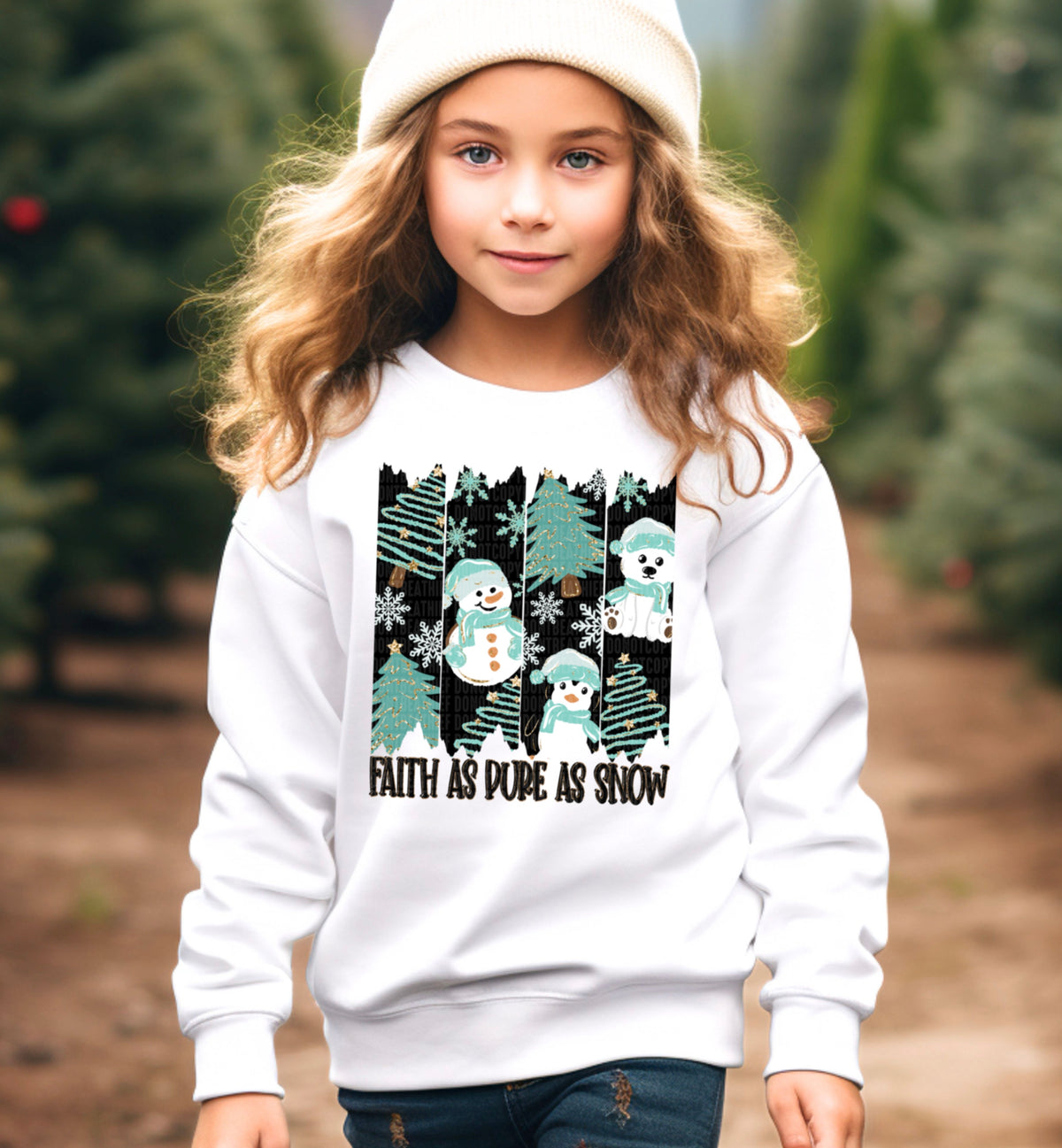 Faith as pure as snow (SDD) DTF Transfer