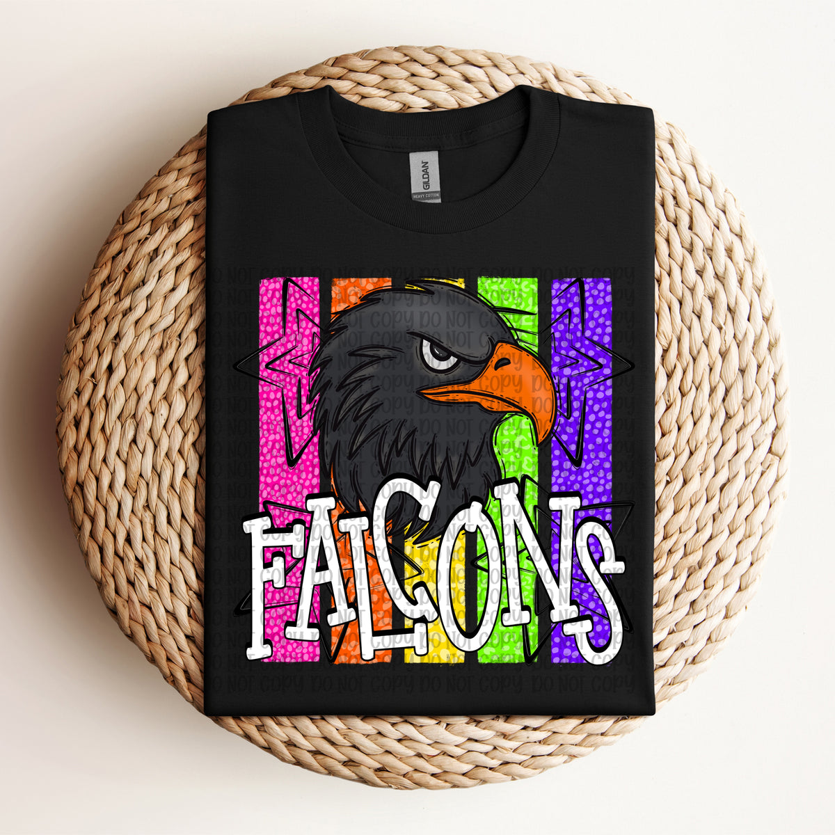 Falcons neon stripes (VP) DTF Transfer
